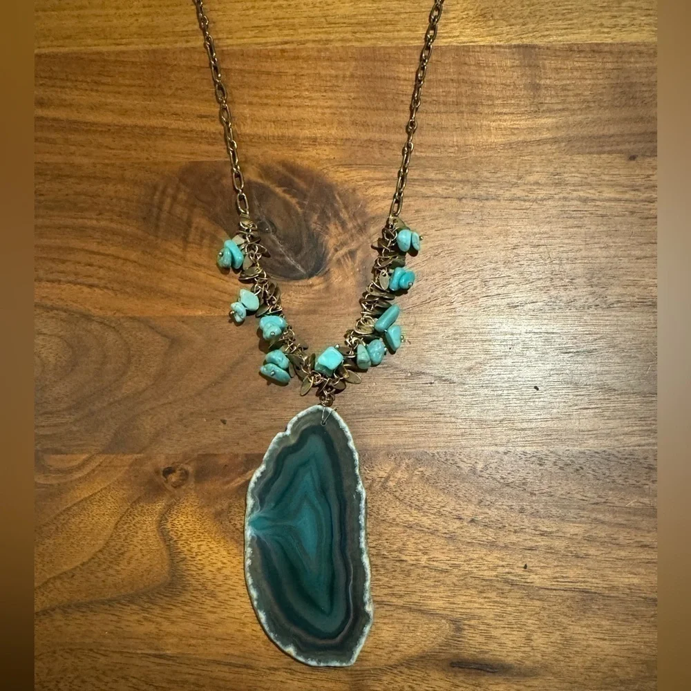 Agate onyx necklace